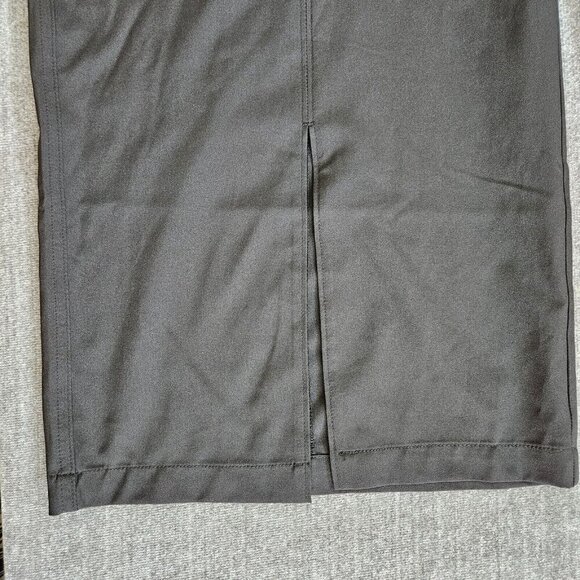 Old Navy Pants Womens XXL Black High Waist Wide Leg Stretch Quick Dry Front Slit - Picture 13 of 15